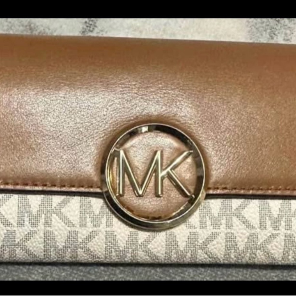 MICHAEL KORS Lille vanilla acorn wallet